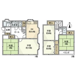 ひばりが丘北戸建の物件間取画像